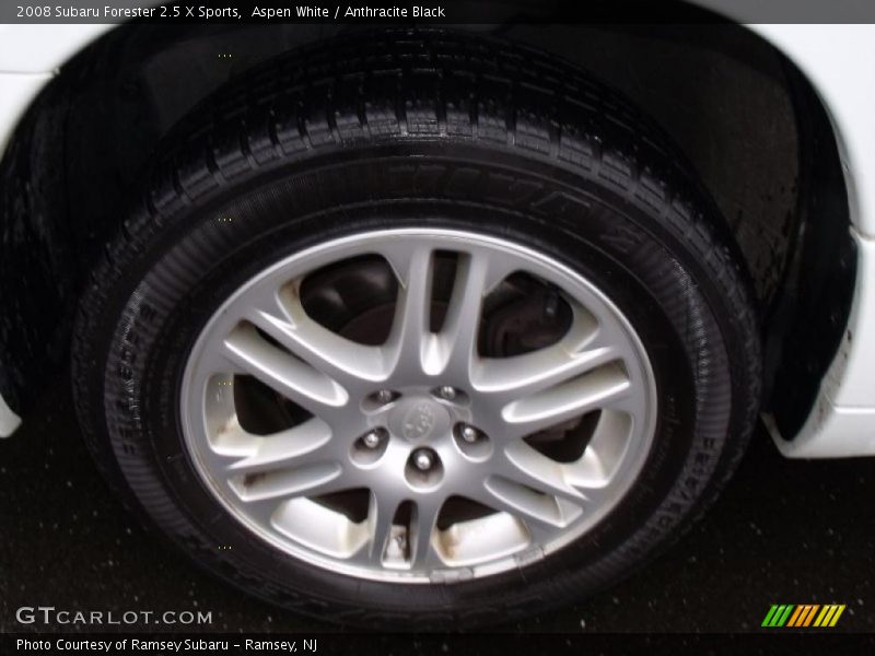 Aspen White / Anthracite Black 2008 Subaru Forester 2.5 X Sports