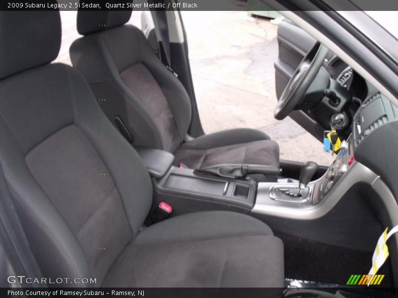 Quartz Silver Metallic / Off Black 2009 Subaru Legacy 2.5i Sedan