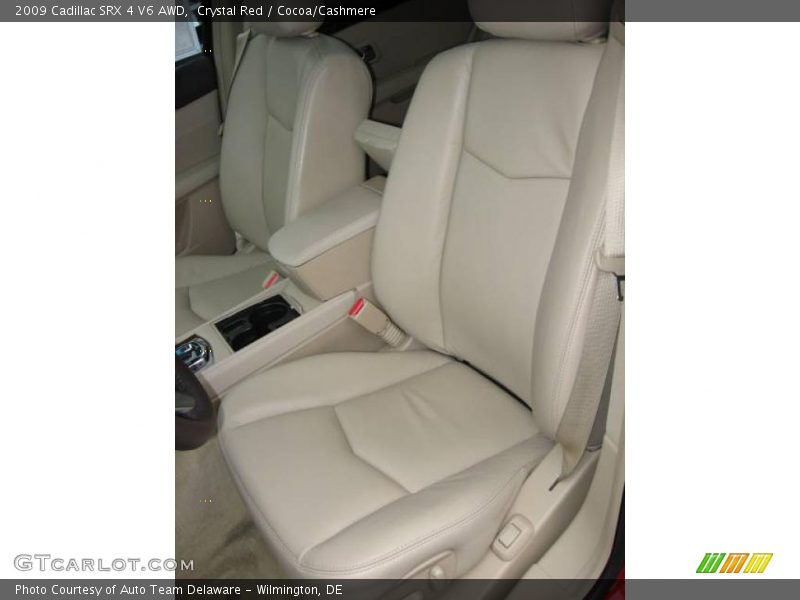 Crystal Red / Cocoa/Cashmere 2009 Cadillac SRX 4 V6 AWD
