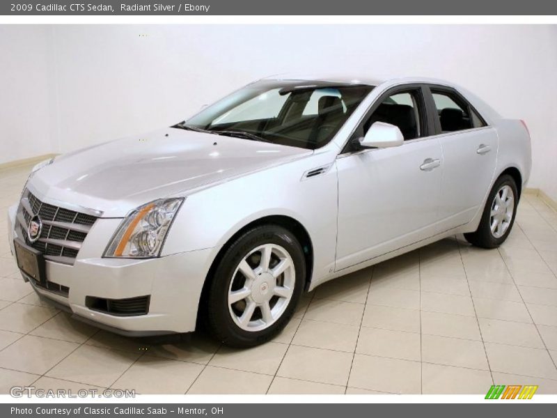 Radiant Silver / Ebony 2009 Cadillac CTS Sedan