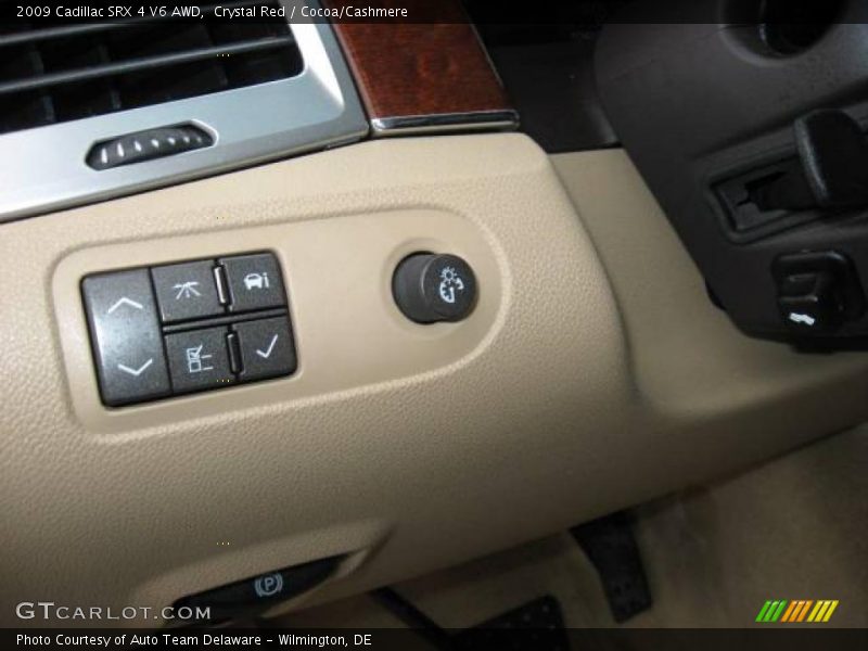 Crystal Red / Cocoa/Cashmere 2009 Cadillac SRX 4 V6 AWD