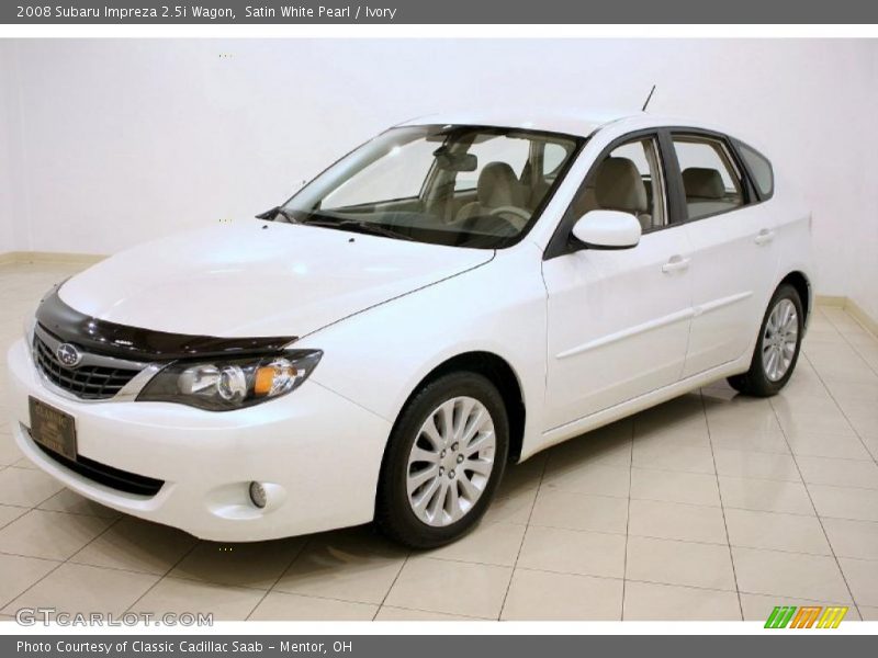 Satin White Pearl / Ivory 2008 Subaru Impreza 2.5i Wagon