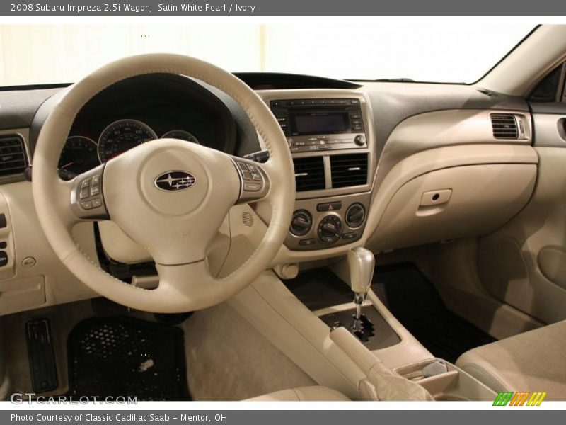 Satin White Pearl / Ivory 2008 Subaru Impreza 2.5i Wagon