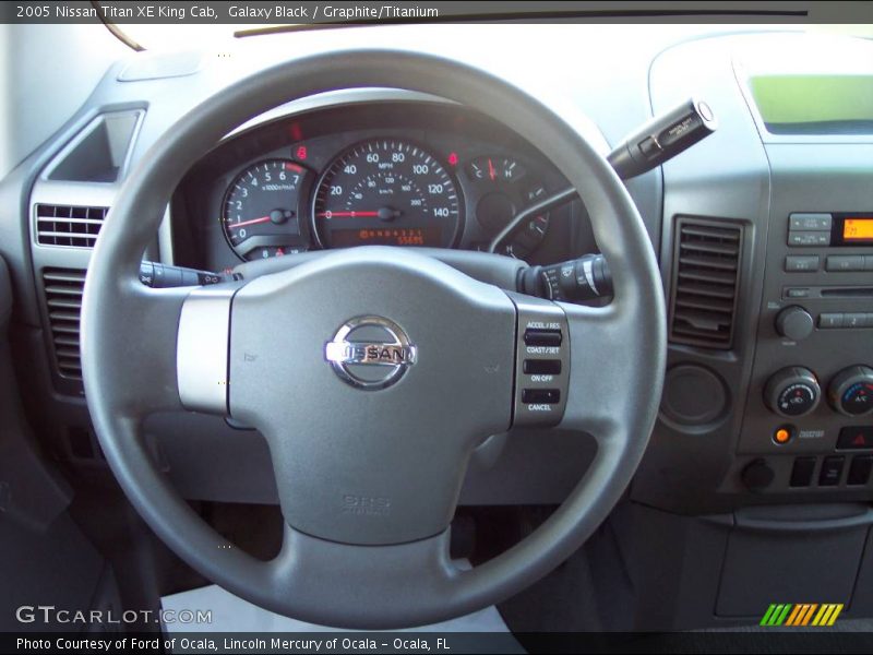 Galaxy Black / Graphite/Titanium 2005 Nissan Titan XE King Cab