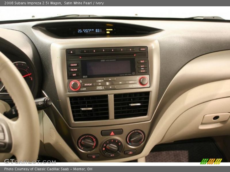 Satin White Pearl / Ivory 2008 Subaru Impreza 2.5i Wagon