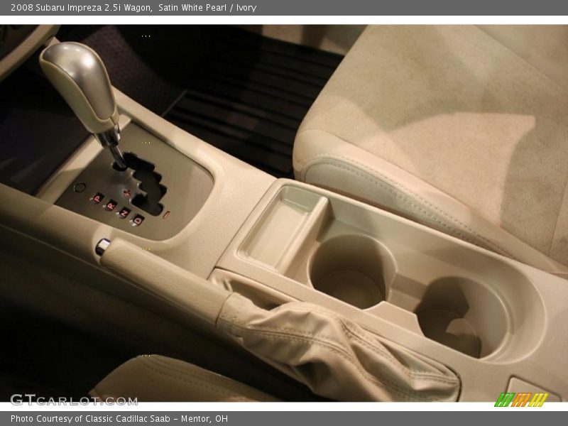 Satin White Pearl / Ivory 2008 Subaru Impreza 2.5i Wagon