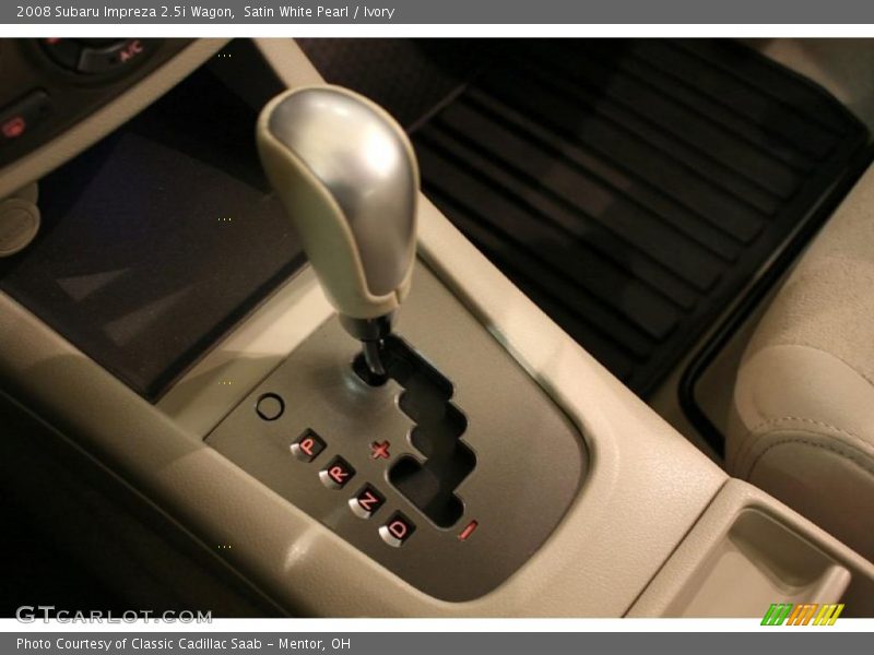 Satin White Pearl / Ivory 2008 Subaru Impreza 2.5i Wagon