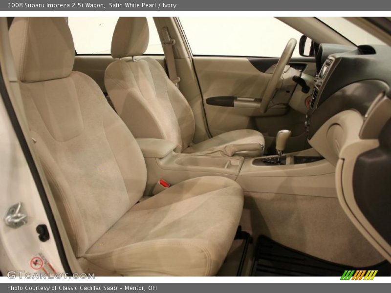 Satin White Pearl / Ivory 2008 Subaru Impreza 2.5i Wagon