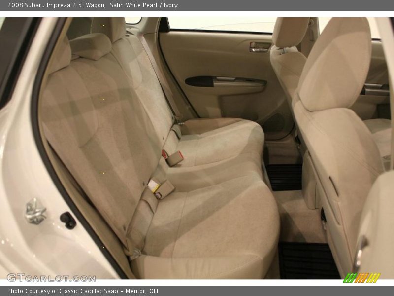Satin White Pearl / Ivory 2008 Subaru Impreza 2.5i Wagon
