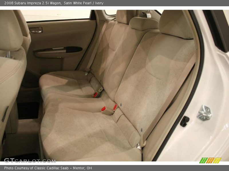 Satin White Pearl / Ivory 2008 Subaru Impreza 2.5i Wagon