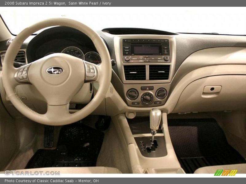 Satin White Pearl / Ivory 2008 Subaru Impreza 2.5i Wagon