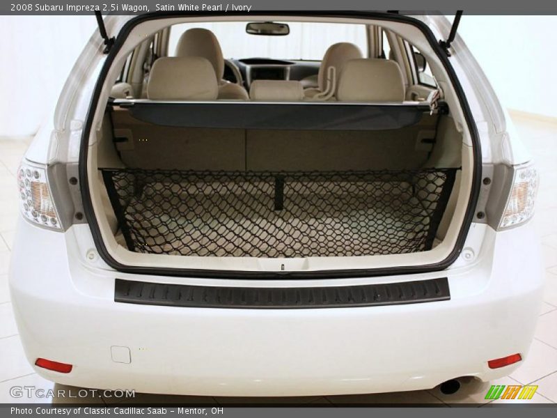 Satin White Pearl / Ivory 2008 Subaru Impreza 2.5i Wagon
