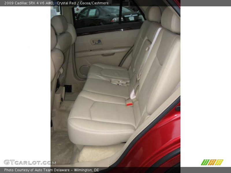 Crystal Red / Cocoa/Cashmere 2009 Cadillac SRX 4 V6 AWD