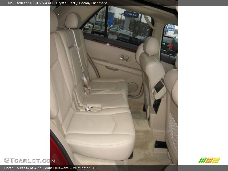 Crystal Red / Cocoa/Cashmere 2009 Cadillac SRX 4 V6 AWD