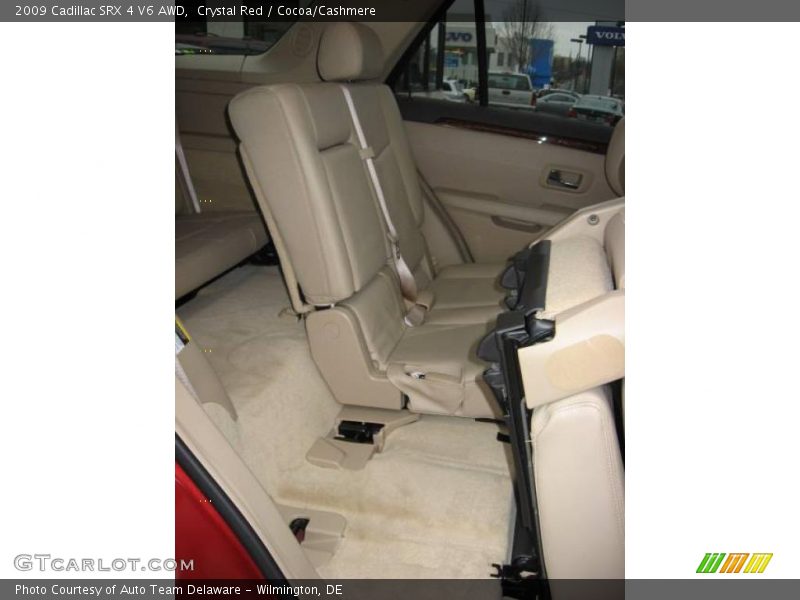 Crystal Red / Cocoa/Cashmere 2009 Cadillac SRX 4 V6 AWD