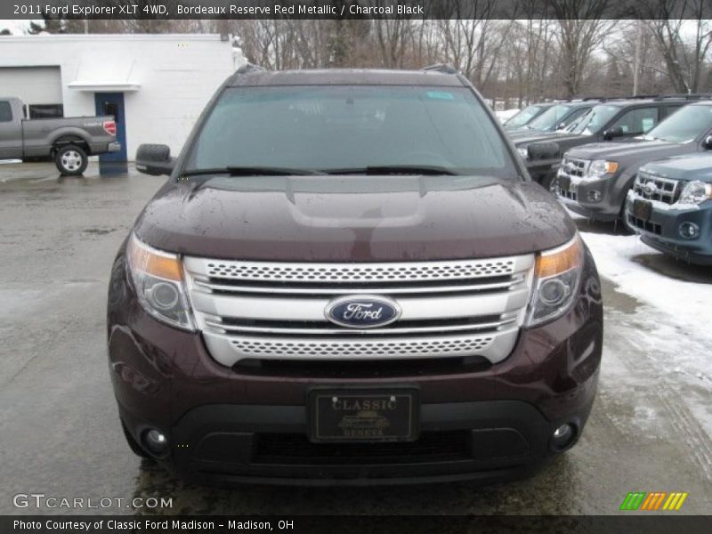 Bordeaux Reserve Red Metallic / Charcoal Black 2011 Ford Explorer XLT 4WD