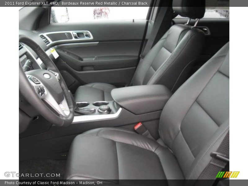  2011 Explorer XLT 4WD Charcoal Black Interior