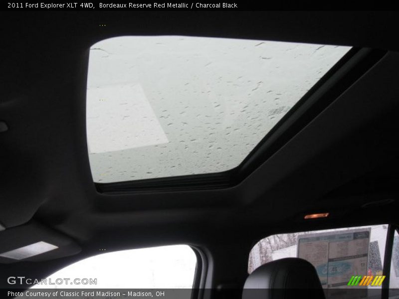 Sunroof of 2011 Explorer XLT 4WD
