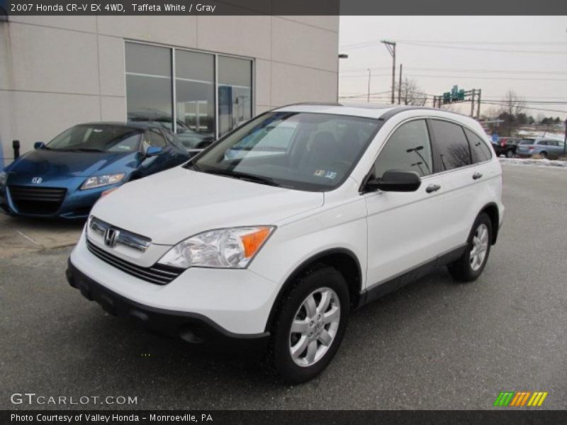 Taffeta White / Gray 2007 Honda CR-V EX 4WD