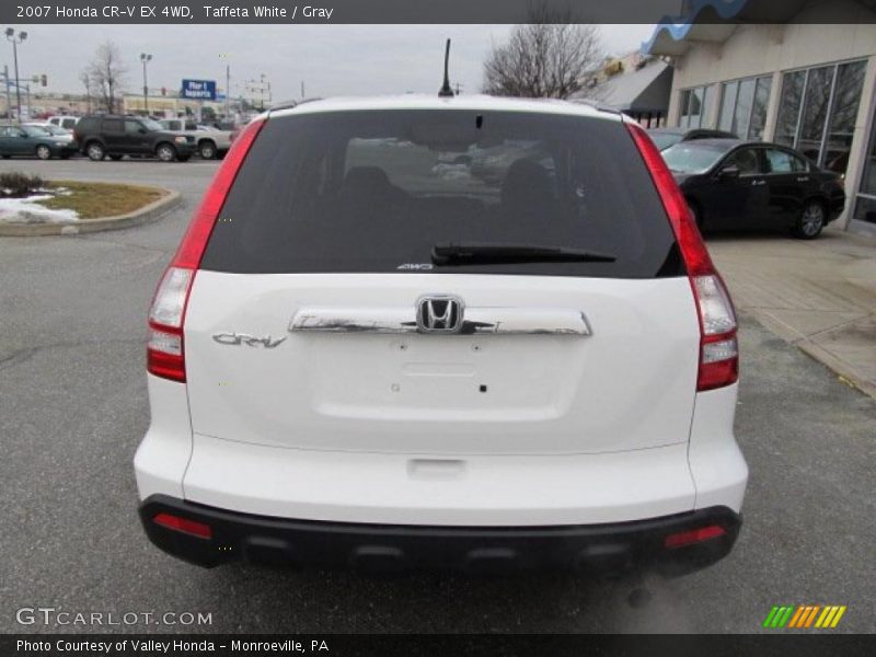 Taffeta White / Gray 2007 Honda CR-V EX 4WD