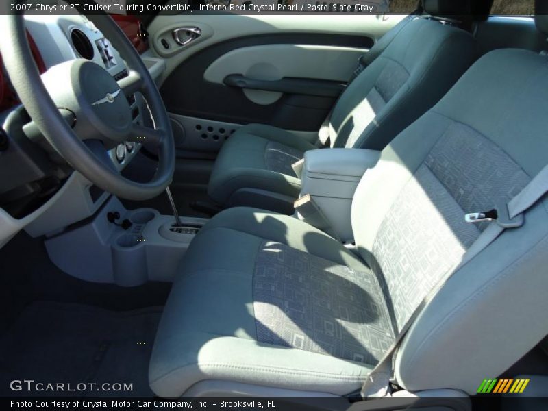 Inferno Red Crystal Pearl / Pastel Slate Gray 2007 Chrysler PT Cruiser Touring Convertible