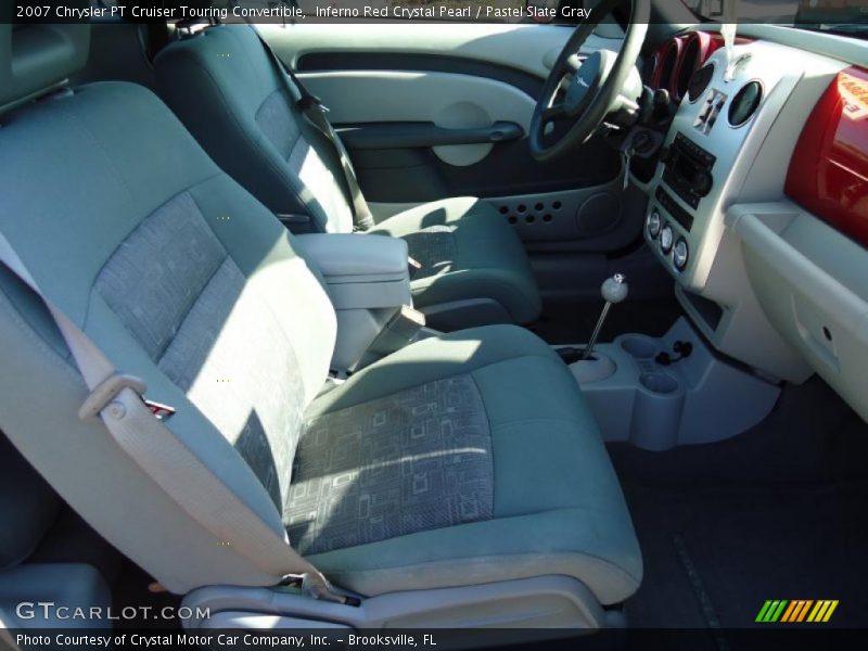 Inferno Red Crystal Pearl / Pastel Slate Gray 2007 Chrysler PT Cruiser Touring Convertible