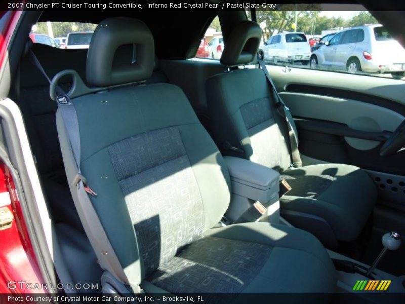 Inferno Red Crystal Pearl / Pastel Slate Gray 2007 Chrysler PT Cruiser Touring Convertible