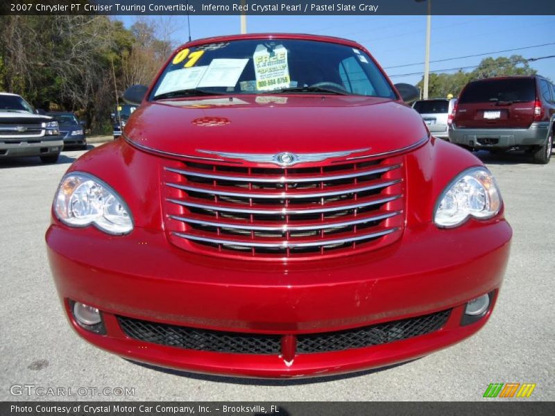  2007 PT Cruiser Touring Convertible Inferno Red Crystal Pearl