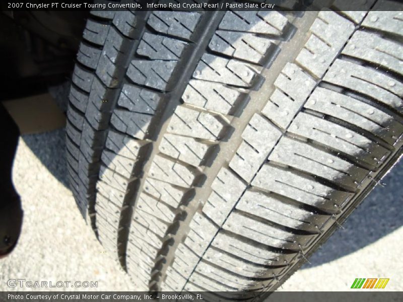Inferno Red Crystal Pearl / Pastel Slate Gray 2007 Chrysler PT Cruiser Touring Convertible