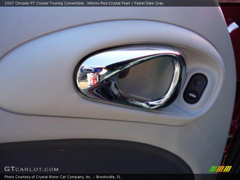 Inferno Red Crystal Pearl / Pastel Slate Gray 2007 Chrysler PT Cruiser Touring Convertible