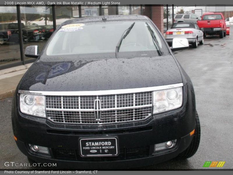 Dark Ink Blue Metallic / Medium Light Stone 2008 Lincoln MKX AWD
