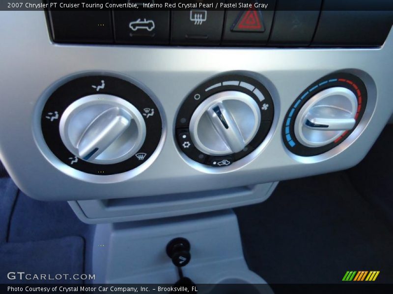 Controls of 2007 PT Cruiser Touring Convertible