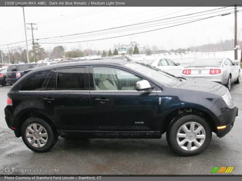 Dark Ink Blue Metallic / Medium Light Stone 2008 Lincoln MKX AWD