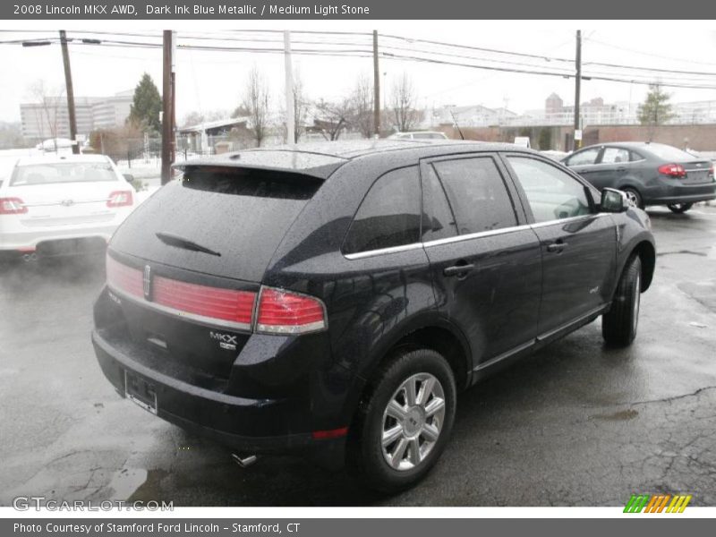 Dark Ink Blue Metallic / Medium Light Stone 2008 Lincoln MKX AWD