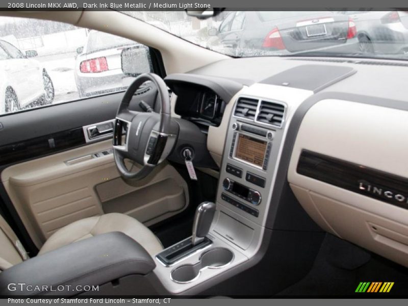 Dark Ink Blue Metallic / Medium Light Stone 2008 Lincoln MKX AWD