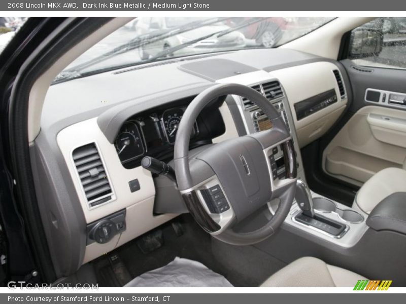 Dark Ink Blue Metallic / Medium Light Stone 2008 Lincoln MKX AWD