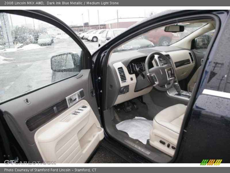 Dark Ink Blue Metallic / Medium Light Stone 2008 Lincoln MKX AWD