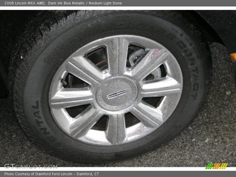 Dark Ink Blue Metallic / Medium Light Stone 2008 Lincoln MKX AWD