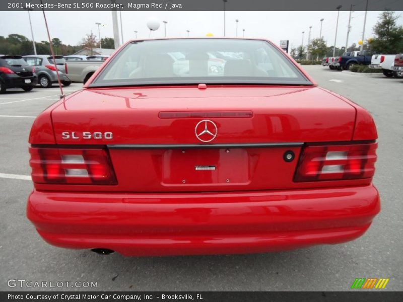 Magma Red / Java 2001 Mercedes-Benz SL 500 Roadster