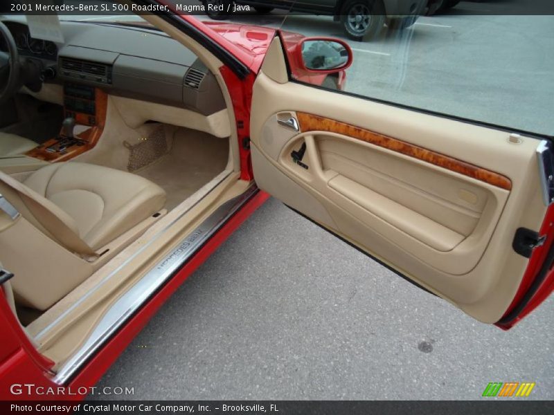  2001 SL 500 Roadster Java Interior