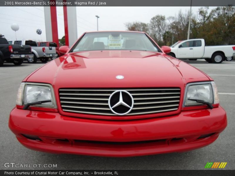 Magma Red / Java 2001 Mercedes-Benz SL 500 Roadster
