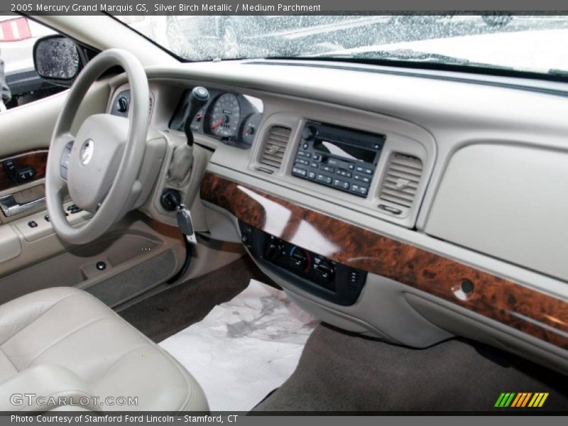Silver Birch Metallic / Medium Parchment 2005 Mercury Grand Marquis GS