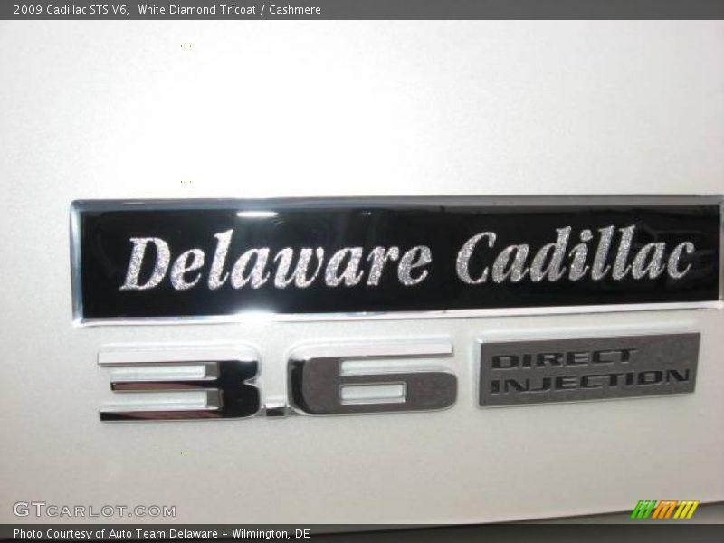 White Diamond Tricoat / Cashmere 2009 Cadillac STS V6