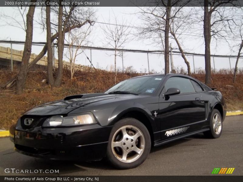 Black / Dark Charcoal 2003 Ford Mustang V6 Coupe