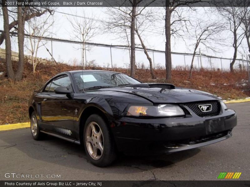 Black / Dark Charcoal 2003 Ford Mustang V6 Coupe