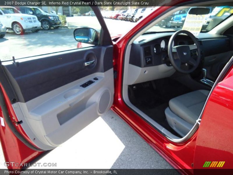 Inferno Red Crystal Pearl / Dark Slate Gray/Light Slate Gray 2007 Dodge Charger SE