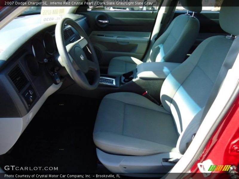 Inferno Red Crystal Pearl / Dark Slate Gray/Light Slate Gray 2007 Dodge Charger SE