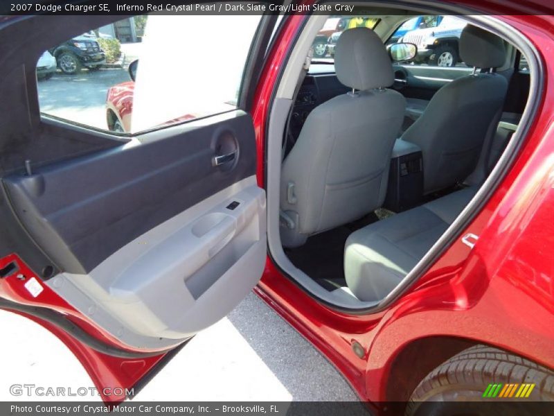 Inferno Red Crystal Pearl / Dark Slate Gray/Light Slate Gray 2007 Dodge Charger SE