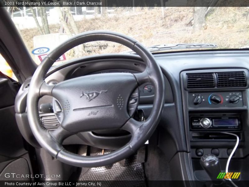 Black / Dark Charcoal 2003 Ford Mustang V6 Coupe