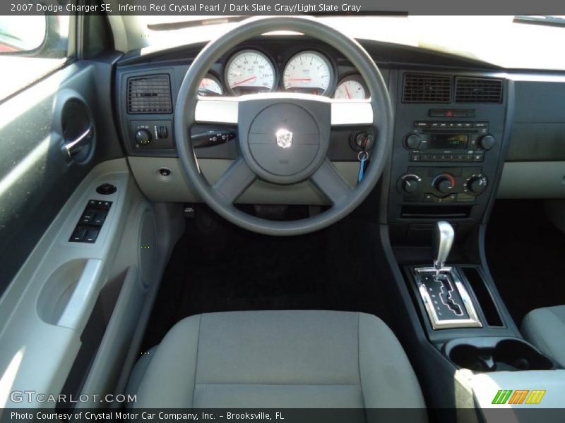 Inferno Red Crystal Pearl / Dark Slate Gray/Light Slate Gray 2007 Dodge Charger SE